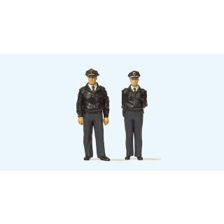 PREISER 65364 Polizisten stehend. Blaue Uni Massstab: 1:43