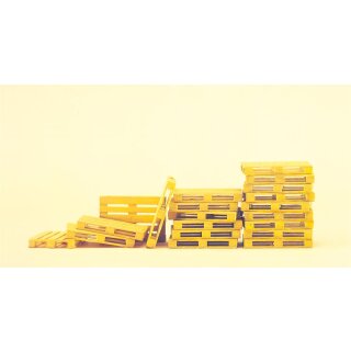 PREISER 65801 Paletten. 20 Stueck. Bausatz Massstab: 1:43