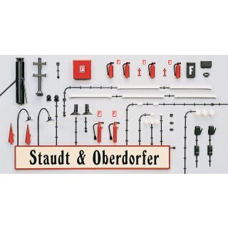 PREISER 65807 Gebaeudezubehoer. Bausatz Massstab: 1:43