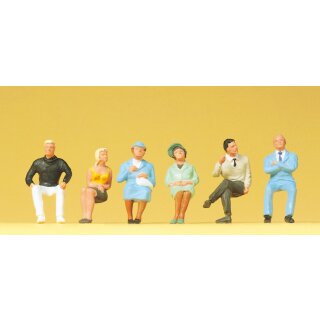 PREISER 68209 Sitzende Personen Massstab: 1:50