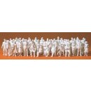PREISER 68290 60 unbemalte Miniaturfiguren. Bausatz...