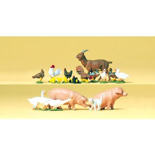 PREISER 72414 Kleintierset Massstab: 1:72