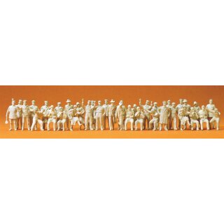 PREISER 72510 Piloten, Bodenpersonal und Fluggaeste Massstab: 1:72