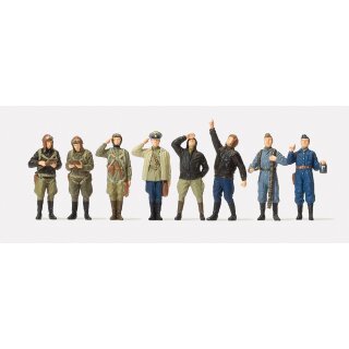 PREISER 72543 Stehende Piloten, Bodenperson Massstab: 1:72