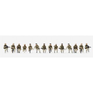 PREISER 72544 US-Army moderne Fahrer und Aufsitzer Massstab: 1:72
