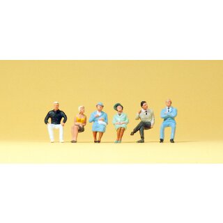 PREISER 74006 Sitzende Personen Massstab: 1:100