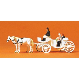 PREISER 75151 Hochzeitskutsche, offen Massstab: TT