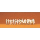 PREISER 77102 Zivile Piloten, Stewardessen, Massstab: 1:144