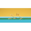 PREISER 79091 Kinder im Schwimmbad Massstab: N