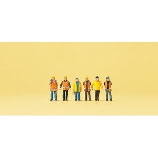 PREISER 79154 Arbeiter in Sicherheitskleidung Massstab: N