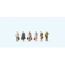 PREISER 79219 Gehende Reisende, Epoche III Massstab: N