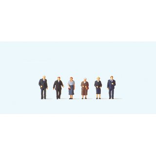 PREISER 79220 Kirchgaenger (Set 1) Massstab: N