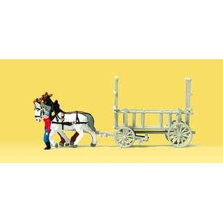 PREISER 79476 Leiterwagen. Fertigmodell Massstab: N