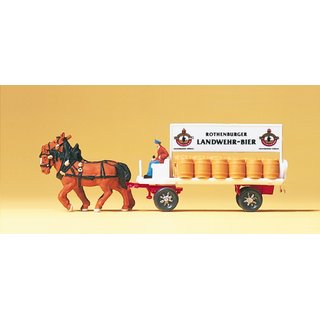 PREISER 79478 Brauereiwagen. Fertigmodell Massstab: N