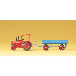 PREISER 79502 Hanomag-Schlepper mit Anhaenger Massstab: N
