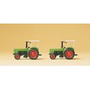 PREISER 79506 Ackerschlepper Deutz D 6206. 2 Stueck...