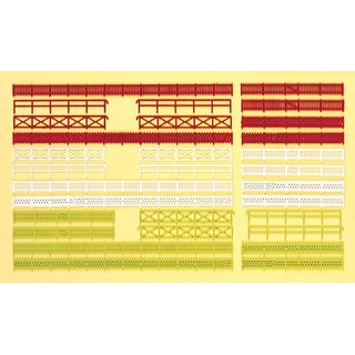 PREISER 79551 Zaeune. 30 Stueck. Bausatz Massstab: N