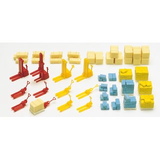 PREISER 79567 Stapler, Hubwaagen. Ladegut. Bausatz Massstab: N