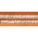 PREISER 80990 190 unbemalte Miniaturfiguren Massstab: 1:200