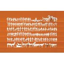 PREISER 88500 Bahnpersonal, Reisende, Passanten, Massstab: Z