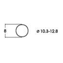 MOBAMÜ GmbH 40069 Haftreifen (10 Stueck) 10,3 - 12,8...