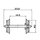 MOBAMÜ GmbH 40182 Radsatz 11 mm, einseitig isoliert Massstab: H0