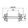 MOBAMÜ GmbH 40184 Wechselstromradsatz 7,5 mm (2 Stueck) Massstab: H0