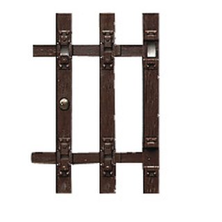 MOBAMÜ GmbH 42600 Schwellenendstueck mit Holzschwellen Massstab: H0