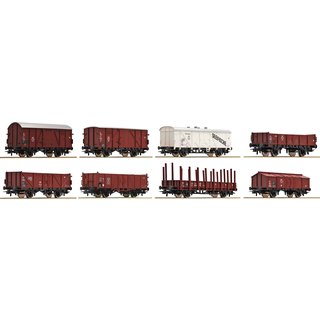 MOBAMÜ GmbH 44002 8er Set - Gueterwagen, Epoche III, DB Massstab: H0