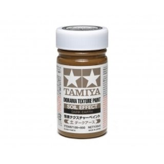 Tamiya 300087109 Texturfarbe Erde/Dkl.braun100ml Diorama
