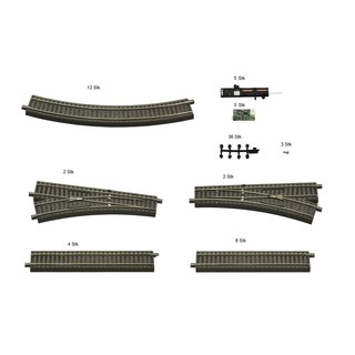 MOBAMÜ GmbH 51250 geoLine Gleis-Ergänzungsset Massstab: H0