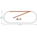 MOBAMÜ GmbH 61101 Geoline Gleisset B  Massstab: H0