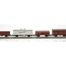 Roco 67127 Spur H0 Güterwagen-Set 8-tlg DR Ep. III DC
