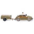 WIKING 003001 VW Käfer 1200 mit Einachsanhänger...