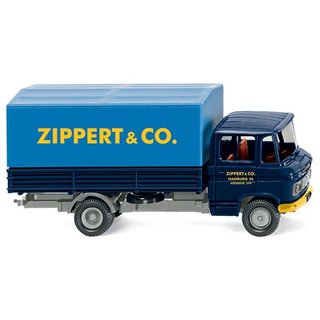 WIKING 027101 MB L 408 Pritschen-LKW Sped.Zipert & Co. Massstab: H0