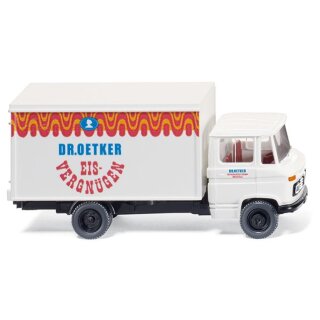 WIKING 027401 MB 600 Lieferwagen, Dr. Oetker Eis Maßstab 1:87