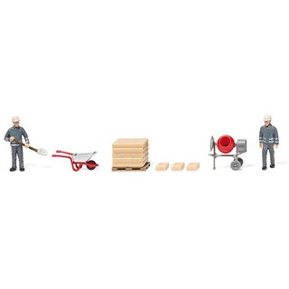 WIKING 120048 Zubehörpackung-Baustellen-Set Massstab: H0