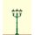 BRAWA 5223 Spur H0 Alte Platzleuchte, 3-fach