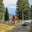 Busch 1019 LPG - Zaun mit Tor, ca. 900 mm  Spur H0