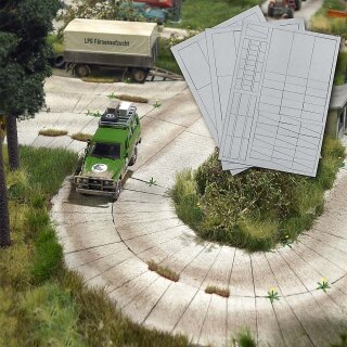 *Busch 1106 Betonplatten-Straße H0 Spur