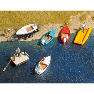 Busch 1157 Boote-Set H0 Spur