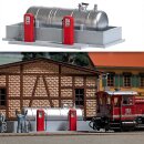 Busch 1158 BW-Tankstelle für Bahnbetriebswerk H0 Spur