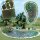 Busch 1210 Gartenteich - Set H0 Spur