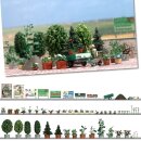 *Busch 1211 Pflanzenkübel - Set H0 Spur