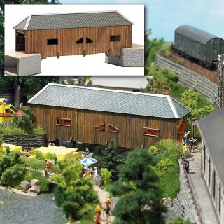 *Busch 1420 Holzbrücke Maßstab H0