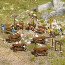 Busch 1484 Wald-Sitzgarnitur H0 Spur