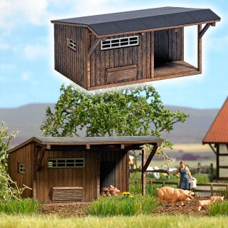 Busch 1518 Schweinestall H0 Spur
