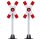 Busch 5926 2 Warnkreuze ohne Schranke, DR TT Spur