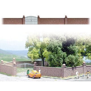 Busch 6014 Steinmauer mit Tor H0 Spur