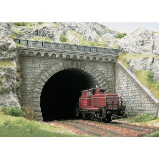 Busch 7023 Tunnelportal 2-gl H0 Spur